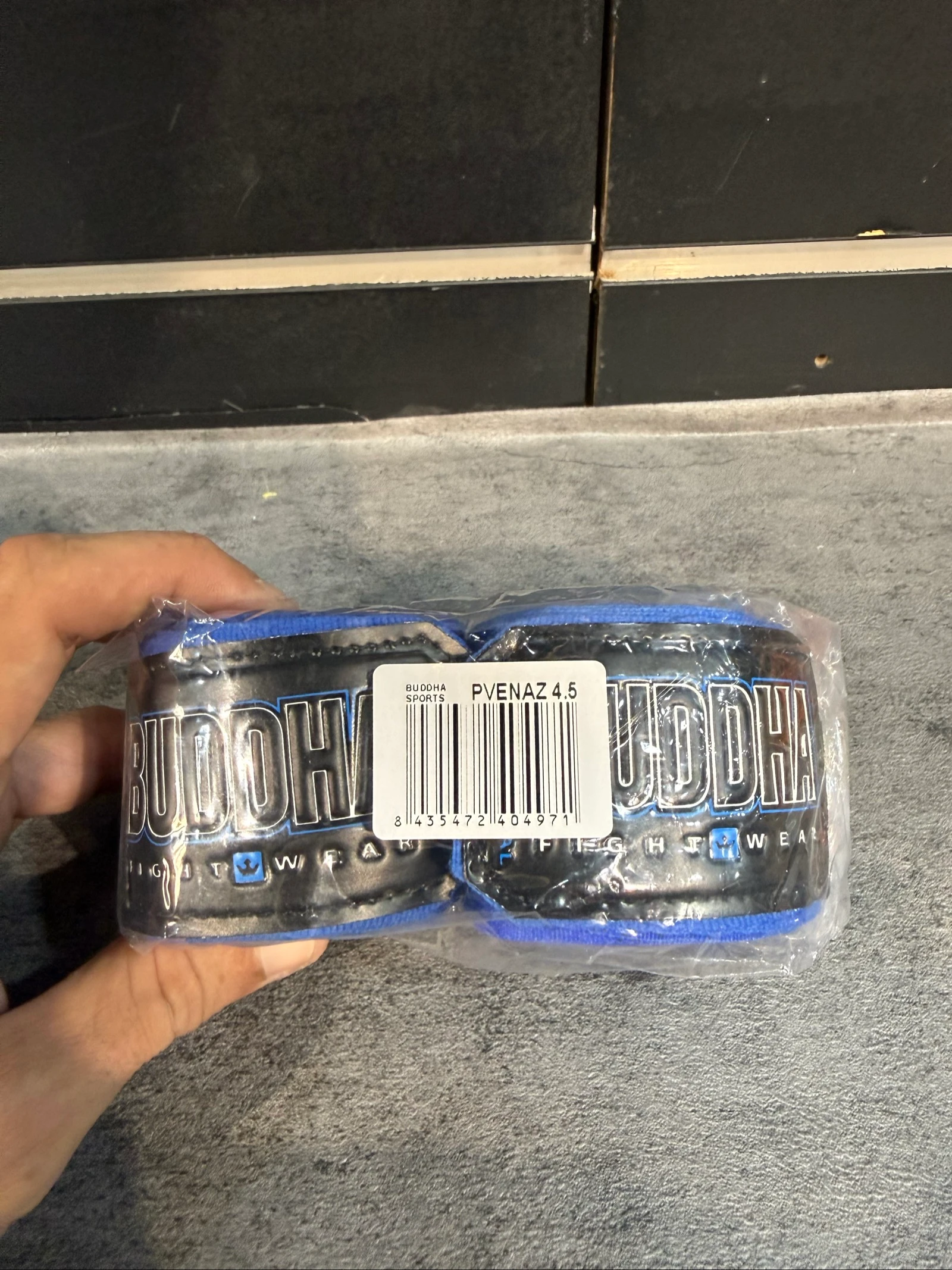 Vendas azules para deportes de contacto 